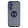 Samsung Galaxy A54 5g Kılıf Montreal Yüzüklü Silikon Kapak - Lacivert