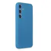 Samsung Galaxy A55 5g Kılıf First Silikon - Mavi