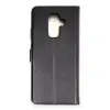 Samsung Galaxy A6 Plus 2018 Kılıf Trend S Plus Kapaklı Kılıf - Siyah