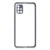 Samsung Galaxy A71 Kılıf Miami Şeffaf Silikon - Gri