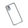 Samsung Galaxy A71 Kılıf Miami Şeffaf Silikon - Gri
