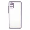 Samsung Galaxy A71 Kılıf Montreal Silikon Kapak - Mor