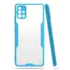 Samsung Galaxy A71 Kılıf Platin Silikon - Mavi