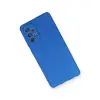 Samsung Galaxy A72 Kılıf First Silikon - Mavi