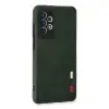 Samsung Galaxy A72 Kılıf Loop Deri Silikon - Yeşil