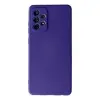 Samsung Galaxy A72 Kılıf Nano İçi Kadife Silikon - Mor