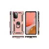 Samsung Galaxy A72 Kılıf Sofya Yüzüklü Silikon Kapak - Rose