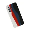 Samsung Galaxy A73 5g Kılıf Ebruli Lansman Silikon - Beyaz-siyah