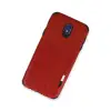 Samsung Galaxy J7 Pro / J730 Kılıf Loop Deri Silikon - Kırmızı