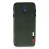 Samsung Galaxy J7 Pro / J730 Kılıf Loop Deri Silikon - Yeşil