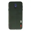 Samsung Galaxy J7 Pro / J730 Kılıf Loop Deri Silikon - Yeşil
