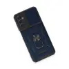 Samsung Galaxy M14 5g Kılıf Pars Lens Yüzüklü Silikon - Lacivert