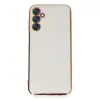 Samsung Galaxy M14 5g Kılıf Volet Silikon - Beyaz