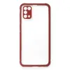 Samsung Galaxy M31 Kılıf Miami Şeffaf Silikon - Fuşya