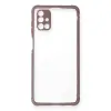 Samsung Galaxy M51 Kılıf Miami Şeffaf Silikon - Açık Mor