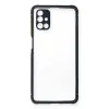 Samsung Galaxy M51 Kılıf Miami Şeffaf Silikon - Lacivert