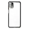 Samsung Galaxy M51 Kılıf Miami Şeffaf Silikon - Siyah