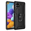 Samsung Galaxy M51 Kılıf Sofya Yüzüklü Silikon Kapak - Siyah