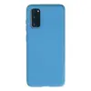 Samsung Galaxy S20 Kılıf Nano İçi Kadife Silikon - Mavi