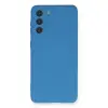 Samsung Galaxy S21 Fe Kılıf Nano İçi Kadife Silikon - Mavi