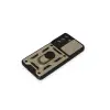 Samsung Galaxy S21 Fe Kılıf Pars Lens Yüzüklü Silikon - Gold