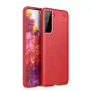 Samsung Galaxy S21 Plus Kılıf Auto Focus Kapak - Kırmızı