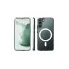 Samsung Galaxy S22 Kılıf Magneticsafe Şeffaf Silikon - Şeffaf