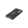 Samsung Galaxy S22 Kılıf Pars Lens Yüzüklü Silikon - Siyah