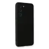 Samsung Galaxy S22 Plus Kılıf Nano İçi Kadife Silikon - Siyah