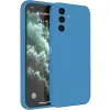 Samsung Galaxy S23 Fe Kılıf First Silikon - Mavi