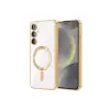 Samsung Galaxy S23 Kılıf Kross Magneticsafe Kapak - Gold