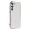 Samsung Galaxy S23 Kılıf Volet Silikon - Beyaz