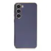 Samsung Galaxy S23 Kılıf Volet Silikon - Mavi
