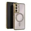 Samsung Galaxy S24 Fe Joke Simli Magneticsafe Kılıf - Gold