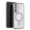 Samsung Galaxy S24 Fe Joke Simli Magneticsafe Kılıf - Gümüş