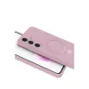 Samsung Galaxy S24 Fe Regal Magsafe Standlı Kapak - Açık Pembe