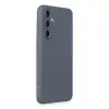 Samsung Galaxy S24 Kılıf Nano İçi Kadife Silikon - Gri