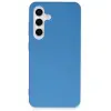 Samsung Galaxy S24 Plus Kılıf First Silikon - Mavi
