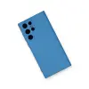 Samsung Galaxy S24 Ultra Kılıf Nano İçi Kadife Silikon - Mavi