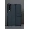 Samsung Galaxy S25 Edge Trend S Plus Kapaklı Kılıf - Lacivert