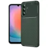 Samsung Galaxy S26 Auto Focus Karbon Kapak - Koyu Yeşil