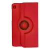 Samsung Galaxy T220 Tab A7 Lite 8.7 Kılıf 360 Tablet Deri Kılıf - Kırmızı