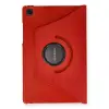 Samsung Galaxy T500 Tab A7 10.4 Kılıf 360 Tablet Deri Kılıf - Kırmızı