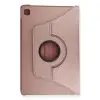 Samsung Galaxy T500 Tab A7 10.4 Kılıf 360 Tablet Deri Kılıf - Rose Gold