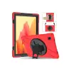 Samsung Galaxy T500 Tab A7 10.4 Kılıf Amazing Tablet Kapak - Kırmızı