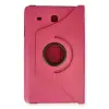 Samsung Galaxy T560 Tab E 9.7 Kılıf 360 Tablet Deri Kılıf - Pembe