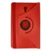 Samsung Galaxy T590 Tab A 10.5 Kılıf 360 Tablet Deri Kılıf - Kırmızı