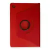 Samsung Galaxy Tab A9 Plus Kılıf 360 Tablet Deri Kılıf - Kırmızı