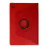 Samsung Galaxy X200 Tab A8 10.5 Kılıf 360 Tablet Deri Kılıf - Kırmızı