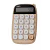 Sevimli Kare Tuşlu 10 Haneli Ldc Ekran Hesap Makinası Kahverengı